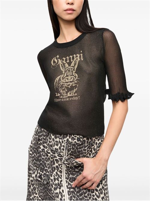 BUNNY CREWNECK TOP