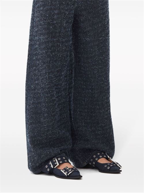 DENIM SLINGBACK BALLETS