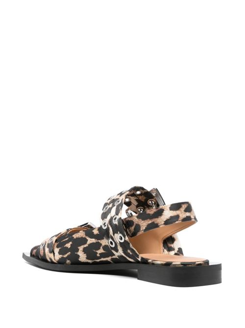LEOPARD PRINT SLINGBACK BALLETS