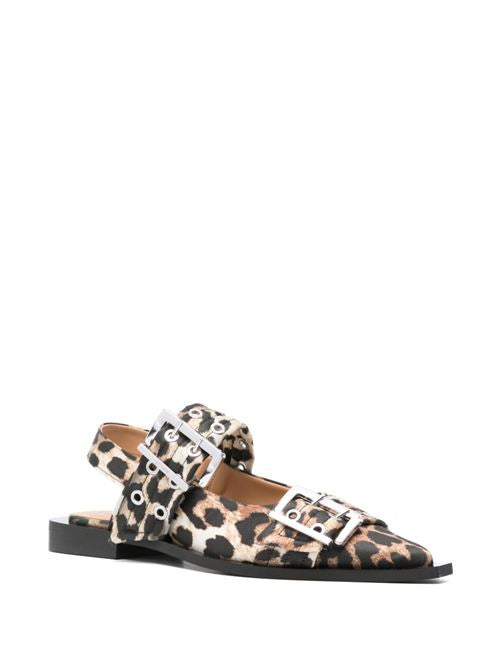 LEOPARD PRINT SLINGBACK BALLETS
