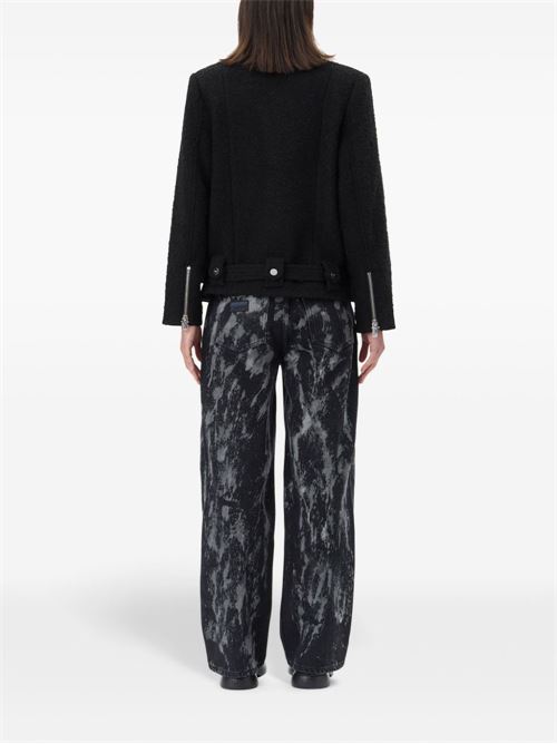 BOUCLE WOOL BIKER JACKET