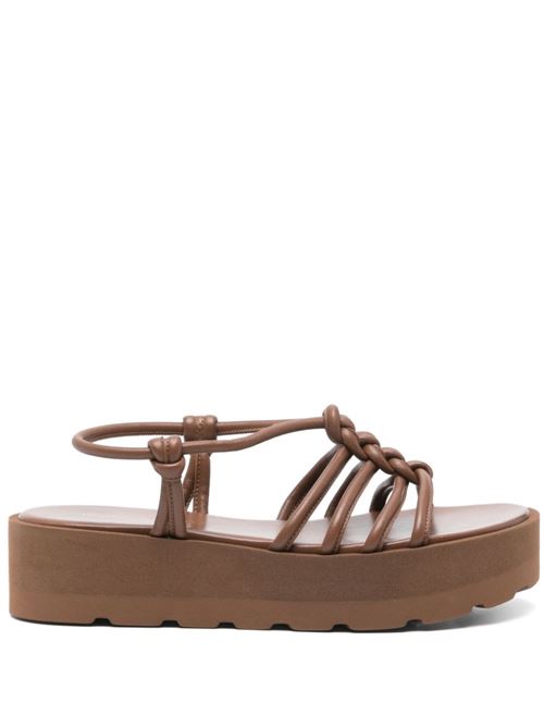 HEBE LEATHER SANDALS