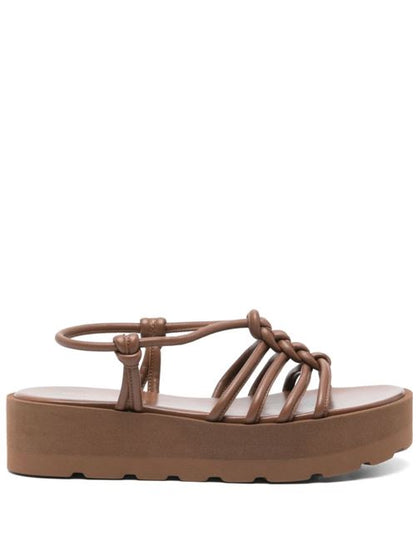 HEBE LEATHER SANDALS