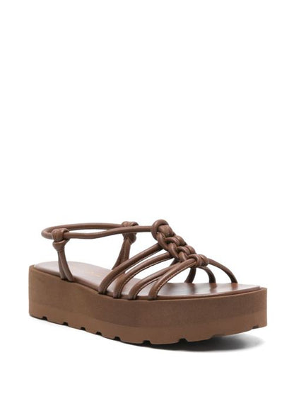 HEBE LEATHER SANDALS