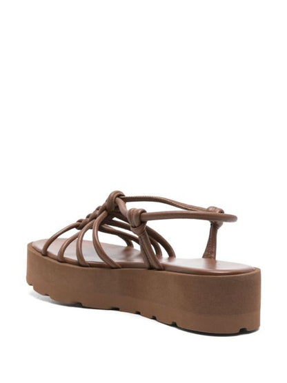 HEBE LEATHER SANDALS
