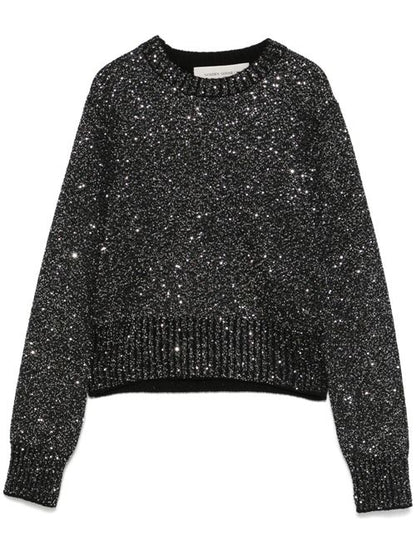 SEQUINED WOOL BLEND JUMPER
