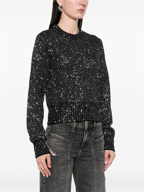 SEQUINED WOOL BLEND JUMPER