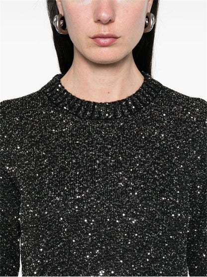 SEQUINED WOOL BLEND JUMPER