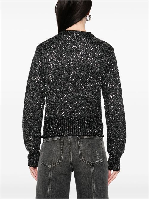 SEQUINED WOOL BLEND JUMPER