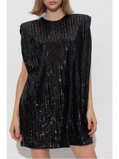 SEQUINED MINI DRESS