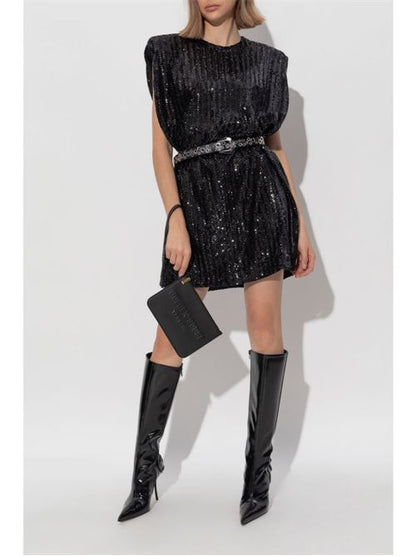 SEQUINED MINI DRESS