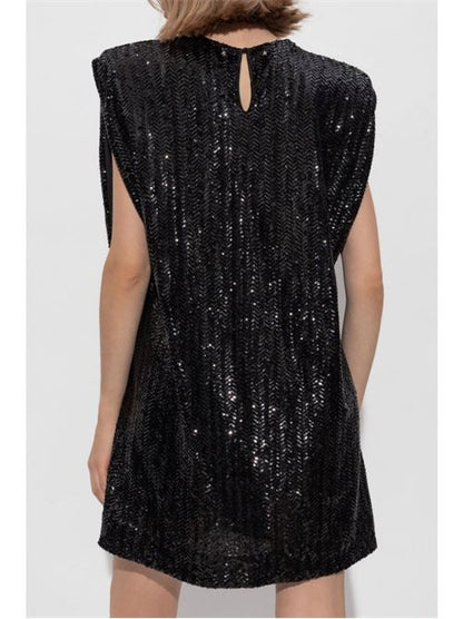 SEQUINED MINI DRESS
