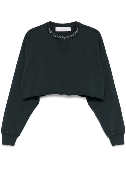 ORGANIC COTTON CROPPED SWEATSHIRT
