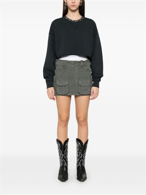 ORGANIC COTTON CROPPED SWEATSHIRT