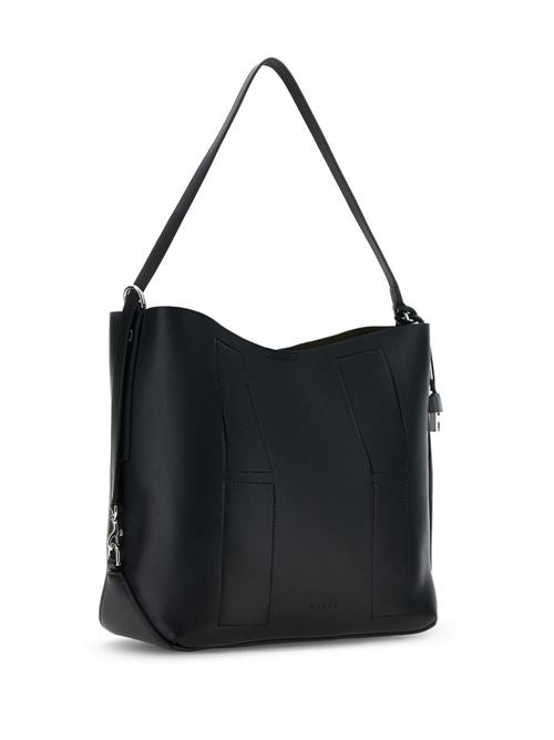 HOGAN HOCKET MEDIUM LEATHER HOBO BAG