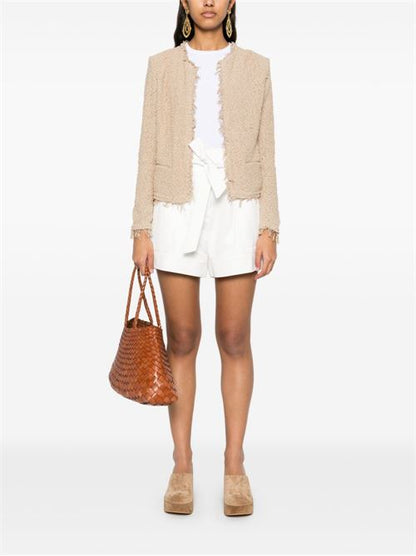 HANNOU COTTON BLEND SHORTS