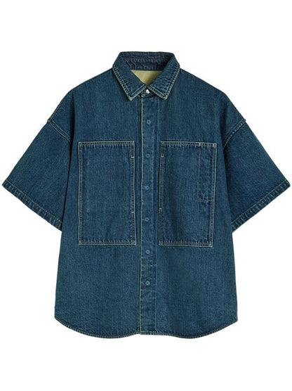 DENIM COTTON SHIRT
