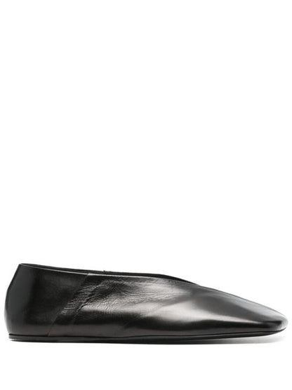 LEATHER BALLET FLATS