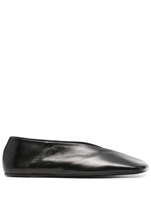 LEATHER BALLET FLATS