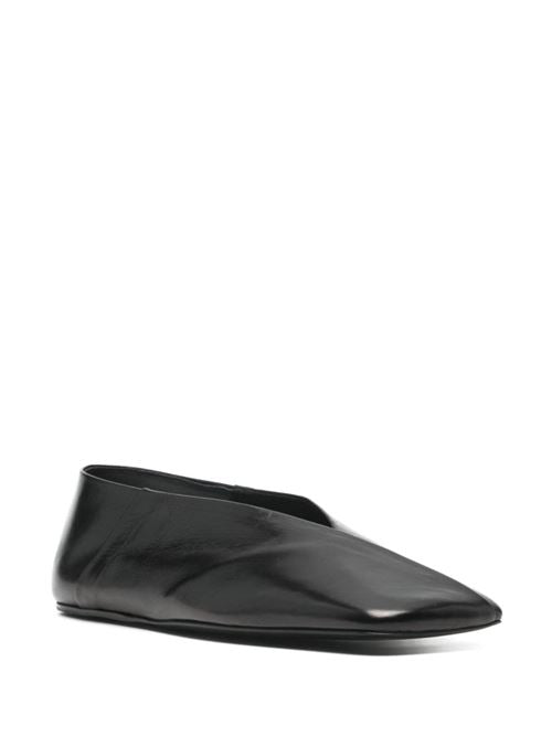 LEATHER BALLET FLATS