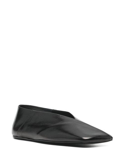 LEATHER BALLET FLATS