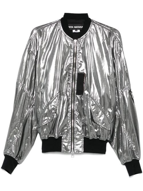 METALLIC EFFECT BOMBER JACKET