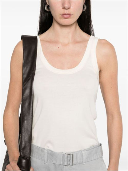 RIBBED COTTON TANK TOP