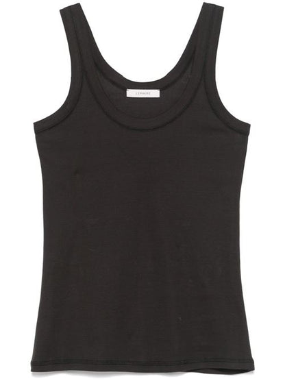 RIBBED COTTON TANK TOP