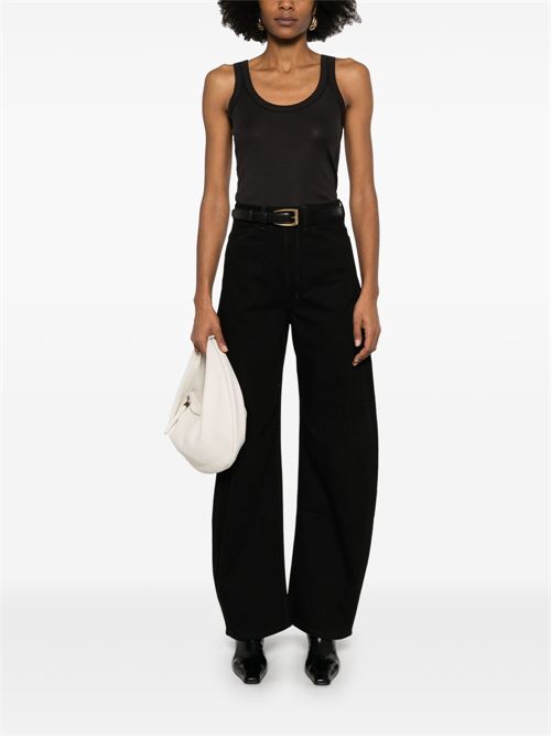 RIBBED COTTON TANK TOP