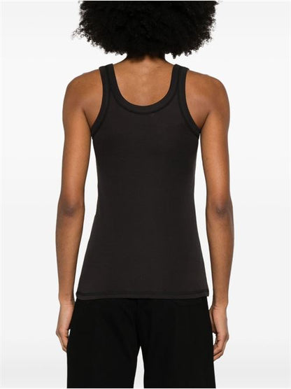 RIBBED COTTON TANK TOP