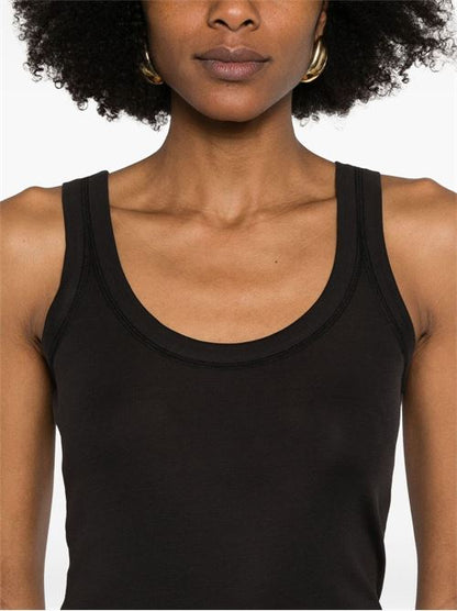 RIBBED COTTON TANK TOP