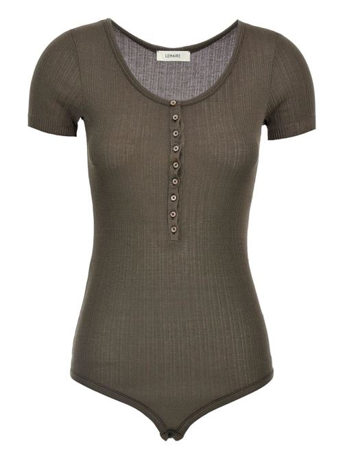 V-NECKED BODY SUIT