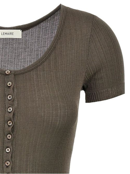 V-NECKED BODY SUIT