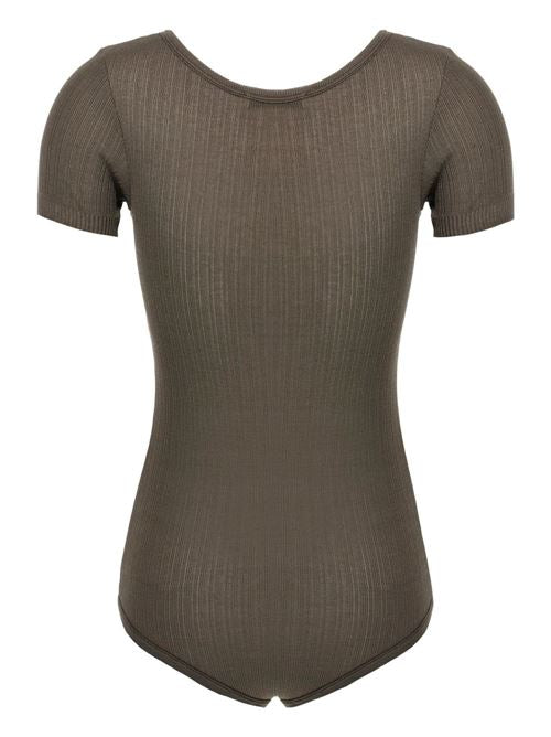 V-NECKED BODY SUIT