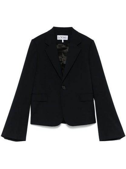 WOOL SINGLE-BREASTED JACKET