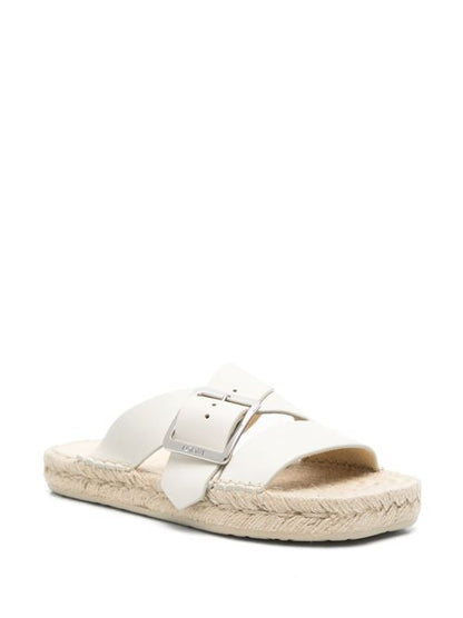 PETAL LEATHER SANDALS