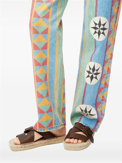 PETAL VEGETAL LEATHER SANDALS