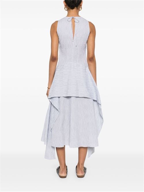 COTTON BLEND MIDI DRESS