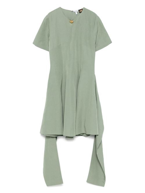 PEBBLE LINEN BLEND SHORT DRESS