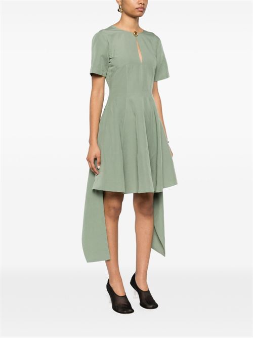 PEBBLE LINEN BLEND SHORT DRESS
