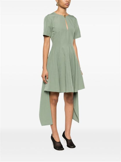 PEBBLE LINEN BLEND SHORT DRESS