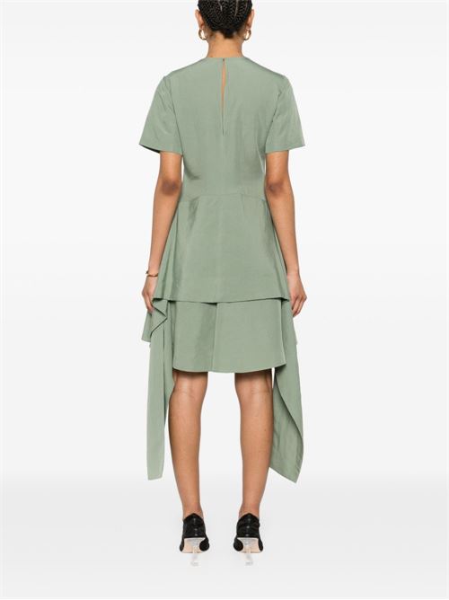 PEBBLE LINEN BLEND SHORT DRESS