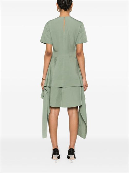 PEBBLE LINEN BLEND SHORT DRESS