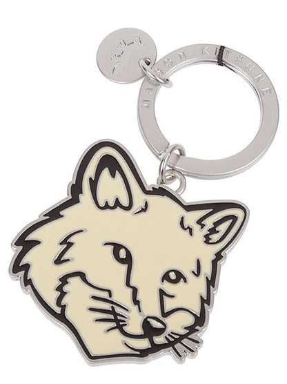 BOLD FOX HEAD KEYRING