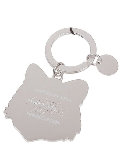 BOLD FOX HEAD KEYRING