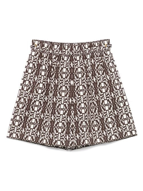PRINTED COTTON SHORTS
