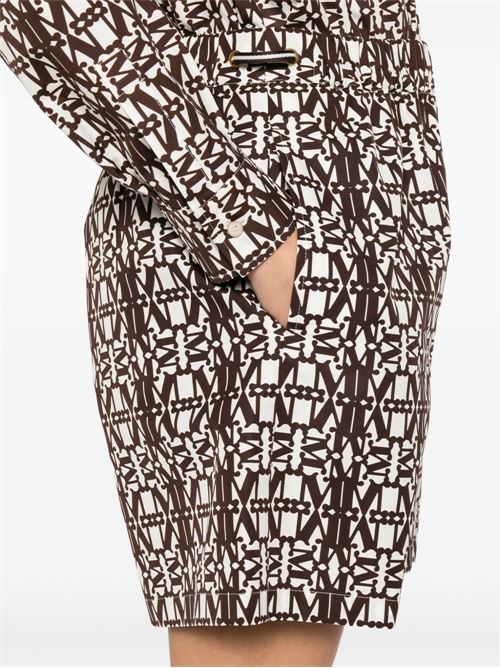 PRINTED COTTON SHORTS
