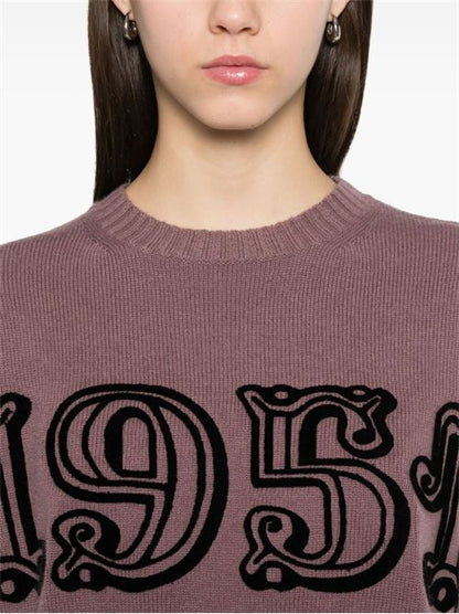 LOGO WOOL AND CASHMERE JUMPER