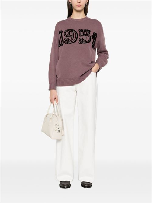 LOGO WOOL AND CASHMERE JUMPER