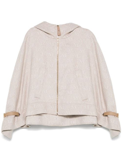 WOOL HOODED CAPE